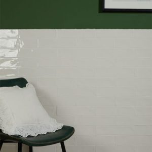 Carter Ceramic Milk Gloss Tile 7.5x30 Ca’ Pietra