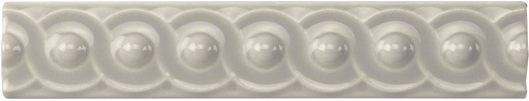 Chancel Grey Scroll Moulding Gloss Ceramic - GCE9923 - 152x29 Original Style