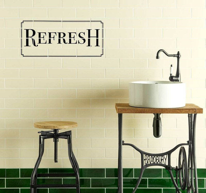 Colonial White Large Brick Gloss Ceramic - B9030 - 228x75x7 Original Style