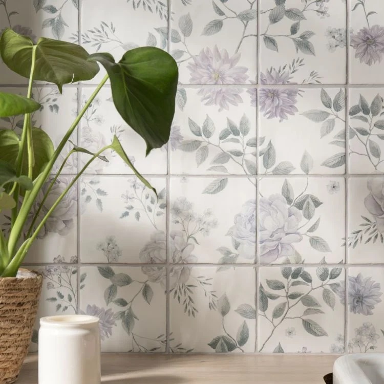 Cottage Garden 16 Tile Panel Im 0031541 Original Style