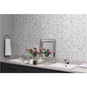 Living Cubo white tile, CS2134-6030 600 x 300mm Original Style Living collection