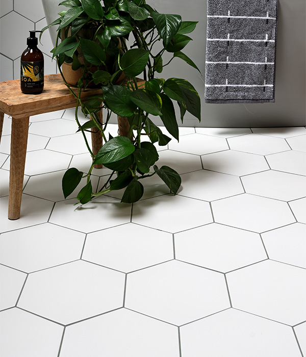 Delicate Porcelain Hexagon Tile Ca_Pietra