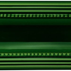Edwardian Green Plain Cornice Gloss Ceramic - GEG9929 - 152x75 Original Style