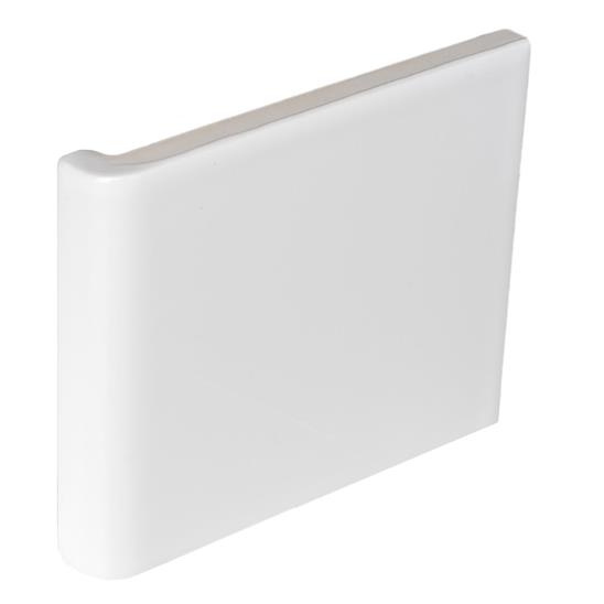 External Wrapping Piece Brilliant White Gloss Glazed Ceramic - A9940 - 90x75 Original Style