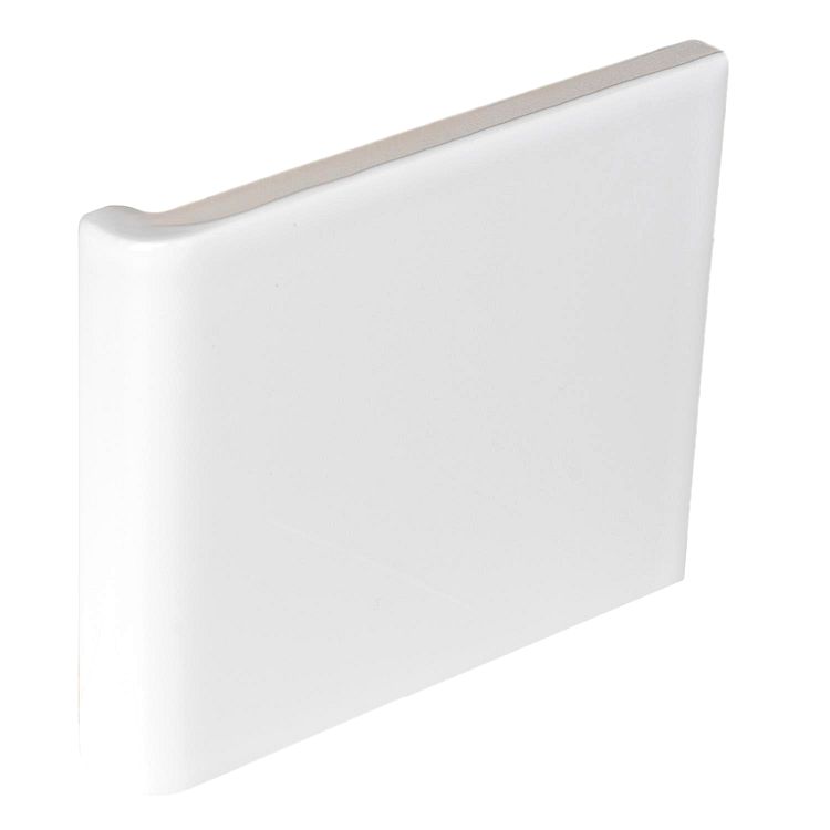 External Wrapping Piece Brilliant White Gloss Glazed Ceramic - A9942 - 167x152 Original Style