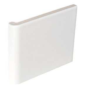 External Wrapping Piece Vintage White Gloss Glazed Ceramic - GKT9942 - 167x152 Original Style