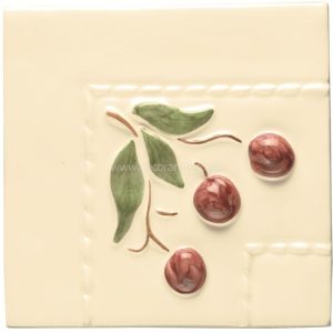 Winchester Cherry Border Corner Corner Moulding Tile 105x105mm W.HP1054