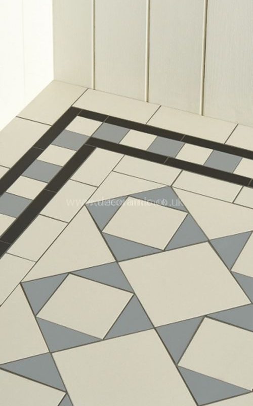Fotheringhay (A) with Browning victorian floor tile design Original Style