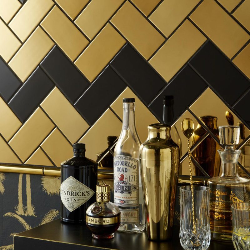 GOLD9002 half field tile 152x75mm | 6x3x1/4 " plain tile Original Style