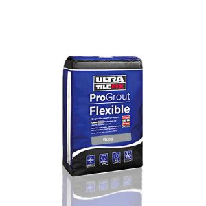 Dark Grey ProGrout 3kg UltraTileFix flexible grout for walls and floors