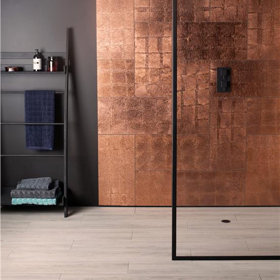 Copper Leaf Bold Metallic Glass tile GW-CFBLP6030 600x300mm Glassworks Original Style