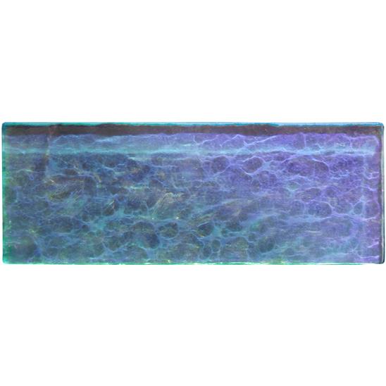 Blue Gloss Brick Glass tile GW-RBL2008G 200x75mm Glassworks Original Style