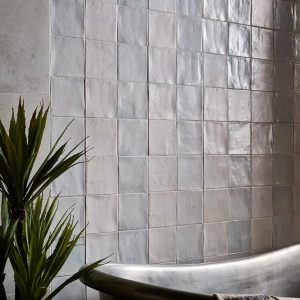 Hammam Ceramic White 12.5x12.5cm Ca’ Pietra Zellige Style Tile