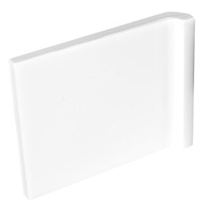 Internal Wrapping Piece Brilliant White Gloss Glazed Ceramic - A9941 - 167x152 Original Style