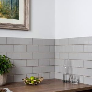 Internal Wrapping Piece Westminster Grey Gloss Ceramic - GWE9939 - 90x75 Original Style