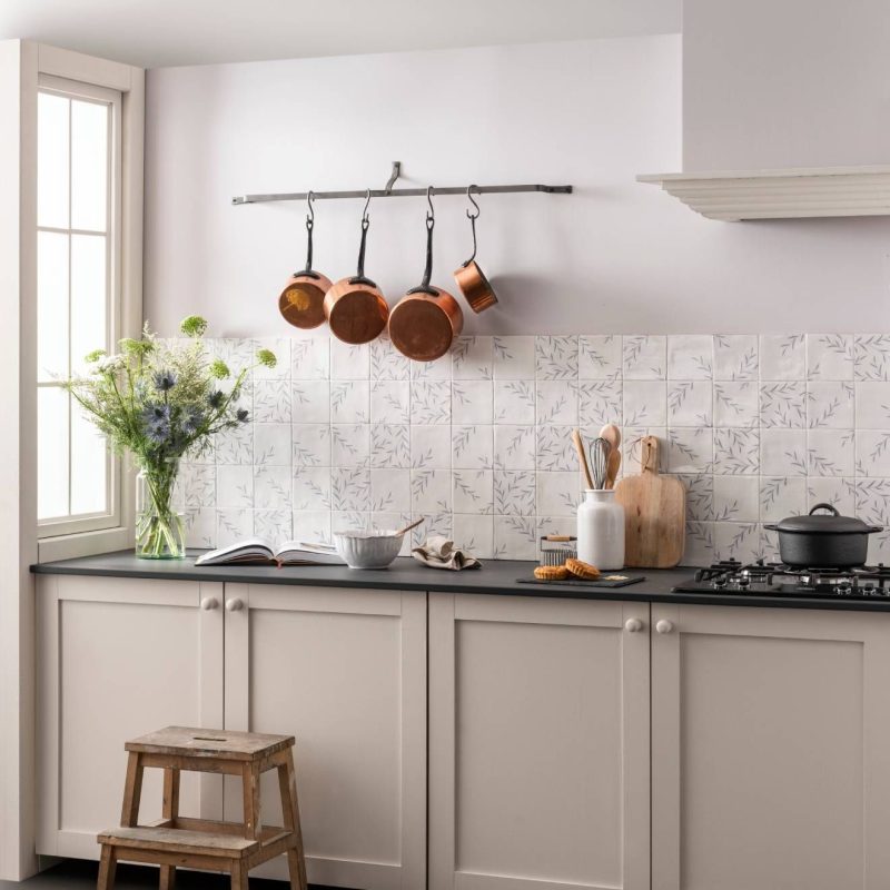 Winchester Jardin Marsh 1 Ceramic Glazed Tile 130x130mm IM-0029510 Winchester Tiles