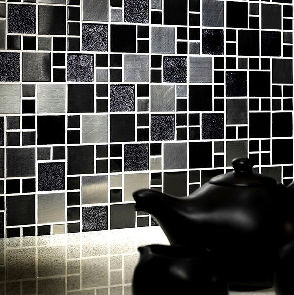 Metallic MixModular Gloss Glass tile G30031 Verona