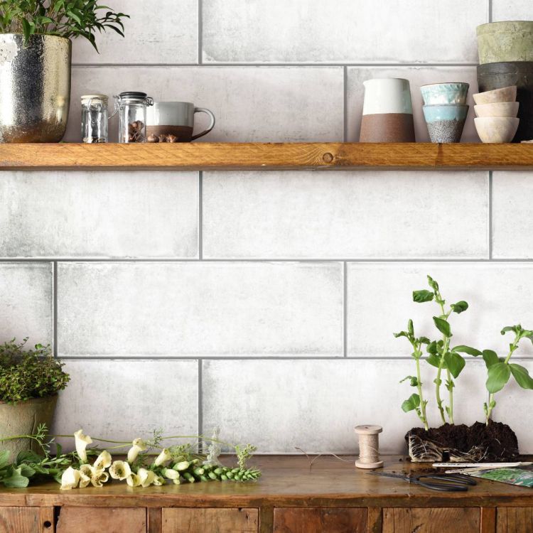 Tileworks Montblanc White 60x20cm IM-0029815 plain tile Original Style