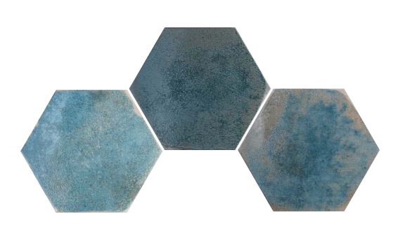 Oken Green Hexagon Glazed Porcelain Wall Tile Im 0026908 267x232x9mm Original Style