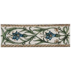 Original Style 6388B Trumpet Gentian 152 x 50mm | 6 x 2 " decorative tile