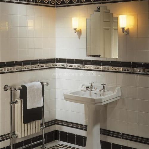 6480 Art Deco Fan 152x152mm | 6x6" decorative tile Original Style