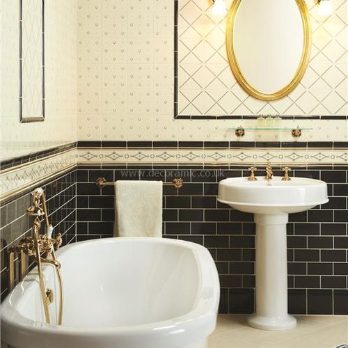 7800B Laudatory Wreath 2-tile Set 152x152mm | 6x6" decorative tile Original Style