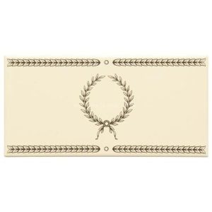 Original Style 7830B Single Laudatory Wreath 152 x 75mm | 6 x 3 " decorative tile