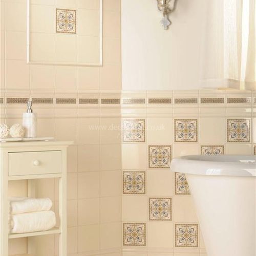 B9921 Colonial White 152x26mm | 6x1" decorative tile Original Style