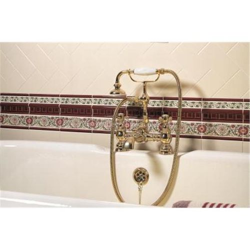 F9909 Burgundy 152x12mm | 6x1/2" decorative tile Original Style