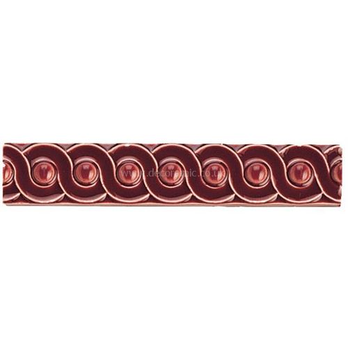 F9923 Burgundy 152x29mm | 6x1 1/8" decorative tile Original Style