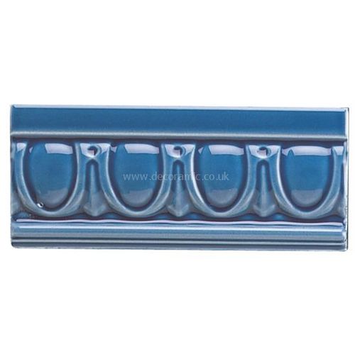 GBB9906 Baroque Blue 152x65mm | 6x2 1/2" decorative tile Original Style
