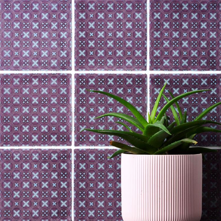 Winchester Residence Chateaux Ormeaux Decorated Tile 130x130 mm W.2816 Winchester Tiles