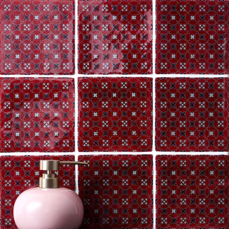 Winchester Residence Chateaux Ormeaux Decorated Tile 130x130 mm W.2813 Winchester Tiles