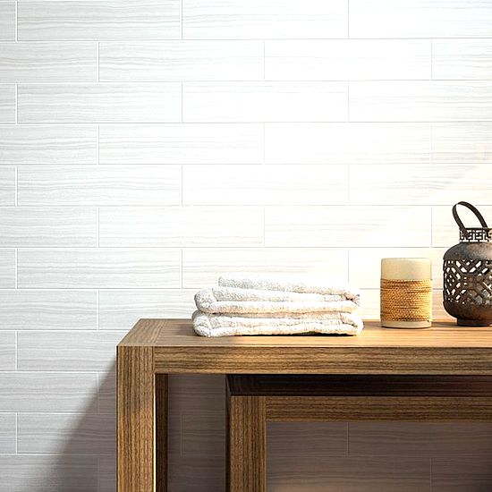 Organic Veinstone Satin Ceramic tile P10268 400x100mm Verona