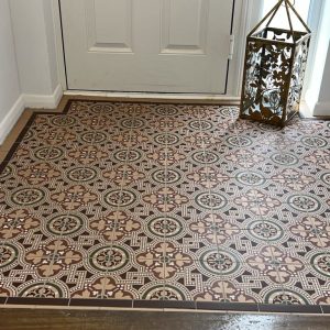 Original Style 6268V green Salisbury 151 x 151 | 6 x 6" decorative tile