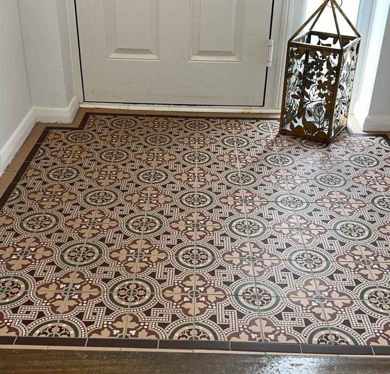 6268V green Salisbury 151x151 | 6x6" decorative tile Original Style