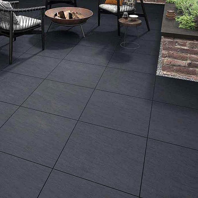 Sherborne Graphite Matt Outdoor Glazed Porcelain 600x600x20mm P11180 Al Fresco Verona