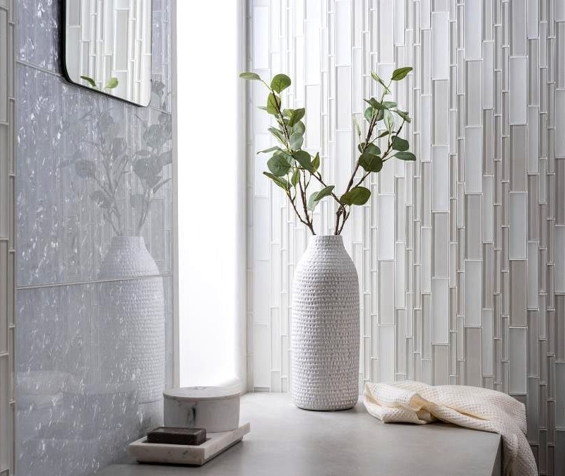 Solinda Mixed Format Mosaic Satin Metallic Glass - GW-SONMFMOS - 295x298x8 Original Style