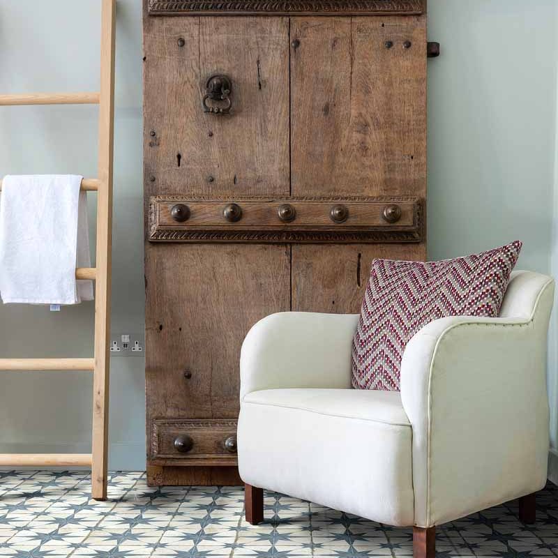 Spitalfields Ceramic Retro Star Blue Ca_Pietra