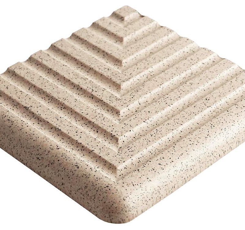 Step Treadecorner Quartz Structured Anti Slip Porcelain - DW-SAQUZ1010 - 100x100x12 Dorset Woolliscroft