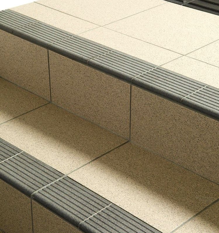 Step Tread Dark Grey Matt Smooth Porcelain - DW-STDGR1510 - 148x100x12 Dorset Woolliscroft