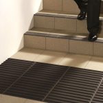 Corduroy tactile tile — Anthracite 400×400 hazard warning