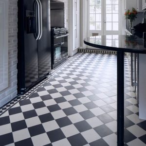 Oxford (A) with Rochester victorian floor tile design