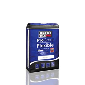 Vintage White ProGrout 3kg UltraTileFix flexible grout for walls and floors