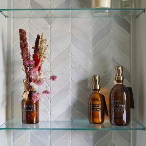 Zen Leaf Marble Mosaic Honed Stone Tile 32.8x38 Ca’ Pietra